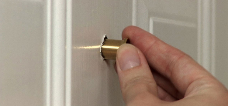 peephole door repair in North Auburn